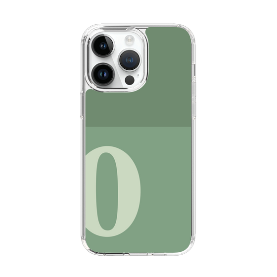Slim Protection Case［ Original - initial two tone - O green ］