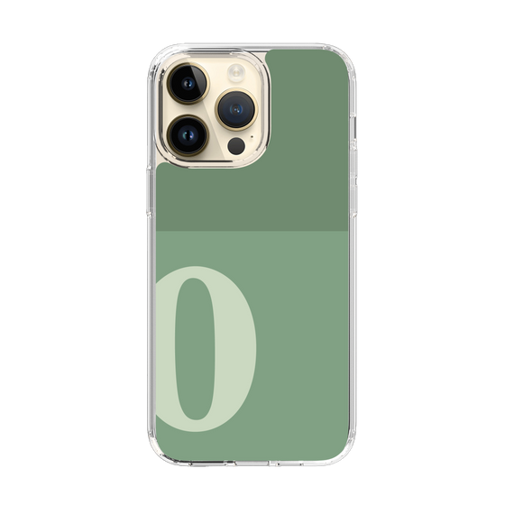 Slim Protection Case［ Original - initial two tone - O green ］