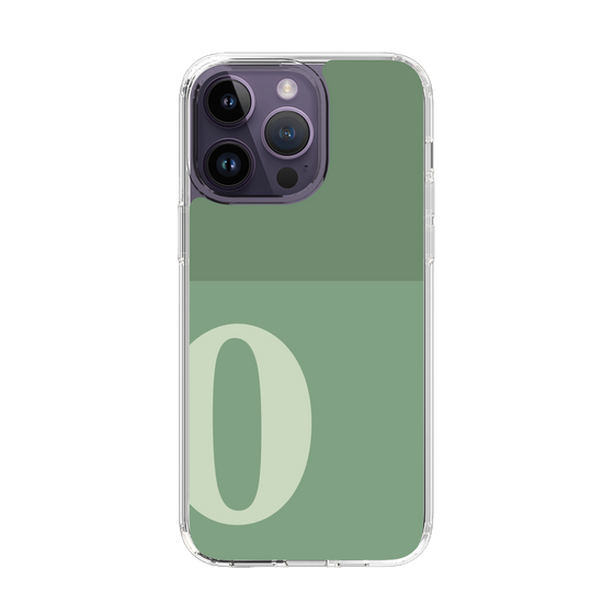 Slim Protection Case［ Original - initial two tone - O green ］