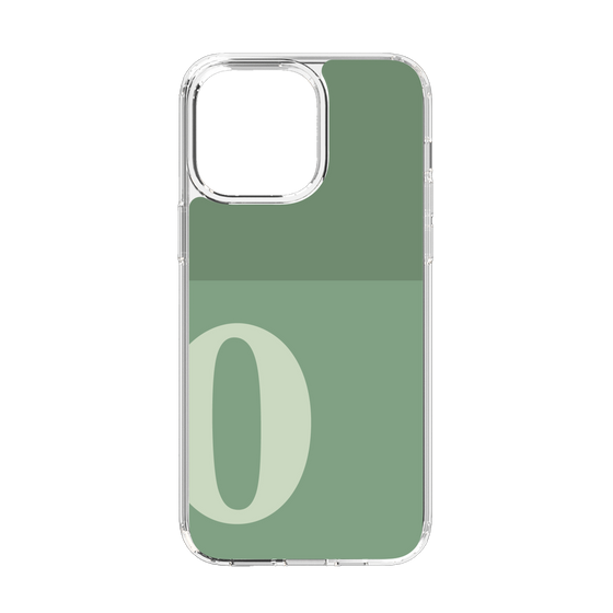 Slim Protection Case［ Original - initial two tone - O green ］
