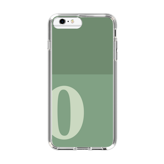 Slim Protection Case［ Original - initial two tone - O green ］