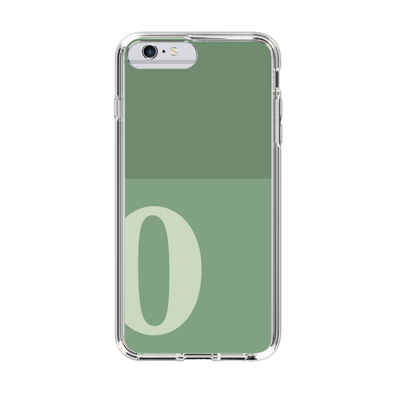 Slim Protection Case［ Original - initial two tone - O green ］