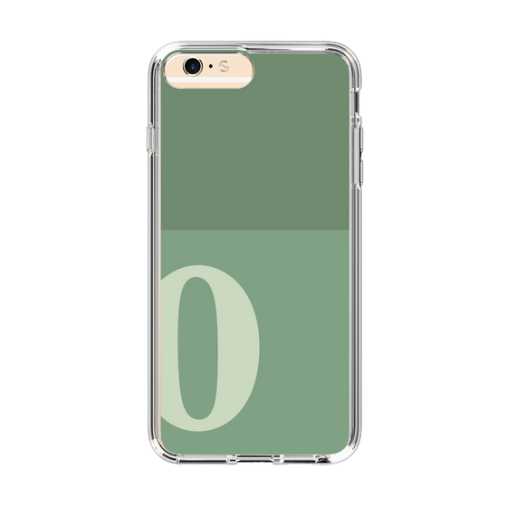 Slim Protection Case［ Original - initial two tone - O green ］