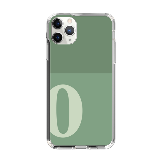 Slim Protection Case［ Original - initial two tone - O green ］