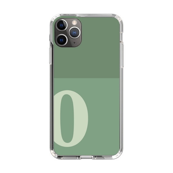 Slim Protection Case［ Original - initial two tone - O green ］