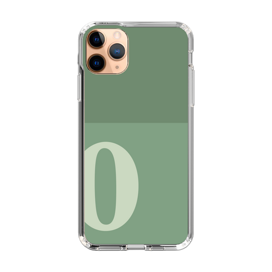 Slim Protection Case［ Original - initial two tone - O green ］
