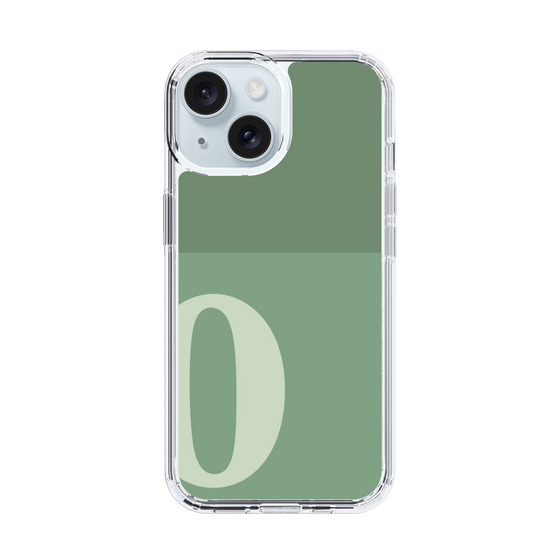 Slim Protection Case［ Original - initial two tone - O green ］