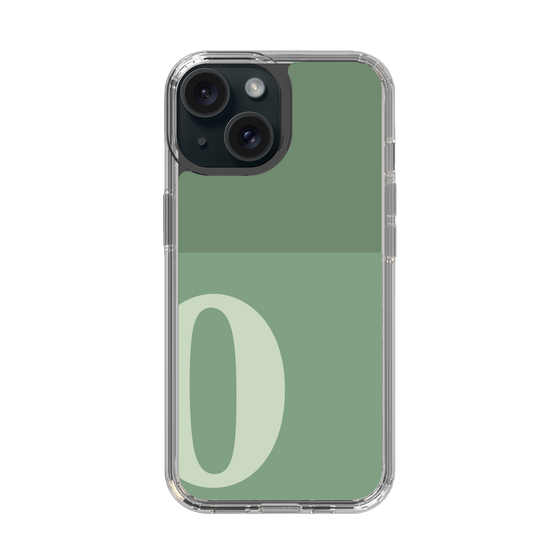 Slim Protection Case［ Original - initial two tone - O green ］