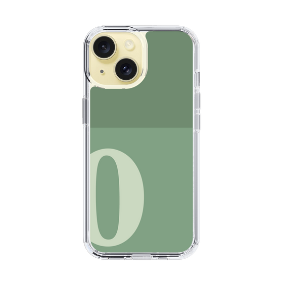 Slim Protection Case［ Original - initial two tone - O green ］
