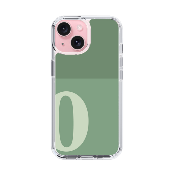Slim Protection Case［ Original - initial two tone - O green ］