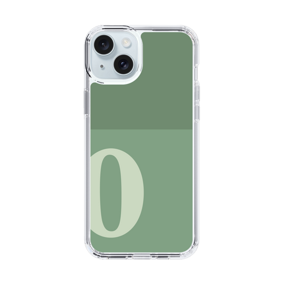 Slim Protection Case［ Original - initial two tone - O green ］