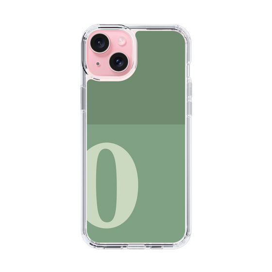 Slim Protection Case［ Original - initial two tone - O green ］