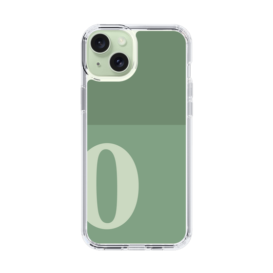 Slim Protection Case［ Original - initial two tone - O green ］