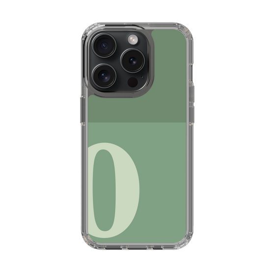 Slim Protection Case［ Original - initial two tone - O green ］