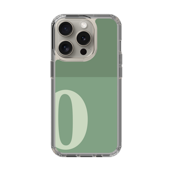 Slim Protection Case［ Original - initial two tone - O green ］