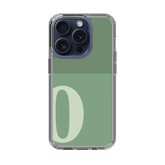 Slim Protection Case［ Original - initial two tone - O green ］