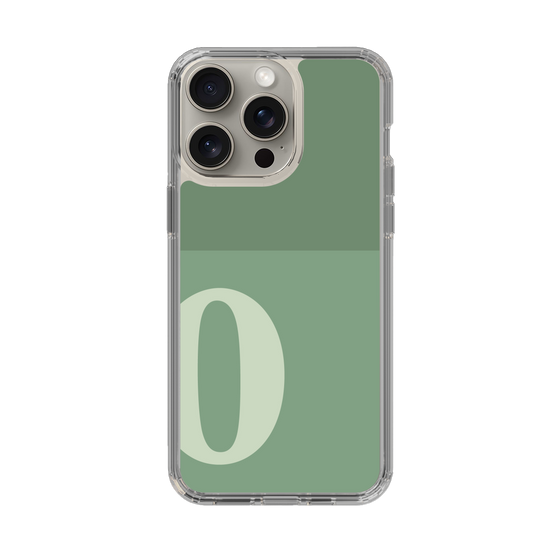 Slim Protection Case［ Original - initial two tone - O green ］