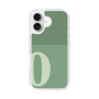 Slim Protection Case［ オリジナル - initial two tone - O green ］