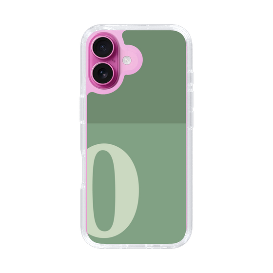 Slim Protection Case［ オリジナル - initial two tone - O green ］