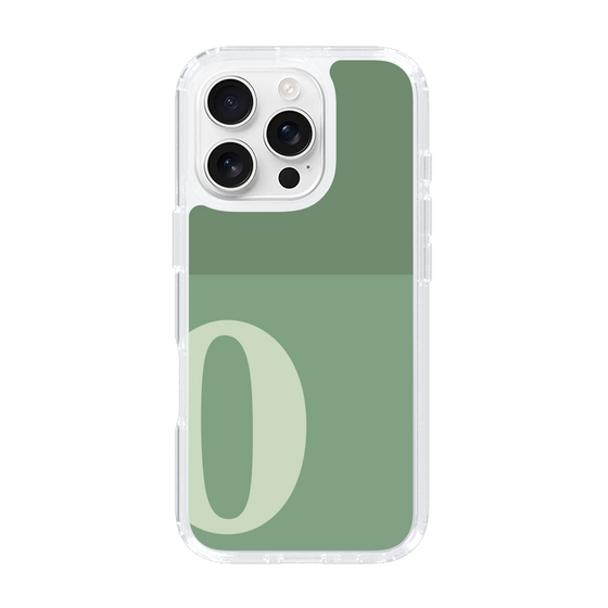 Slim Protection Case［ オリジナル - initial two tone - O green ］
