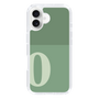 Slim Protection Case［ オリジナル - initial two tone - O green ］