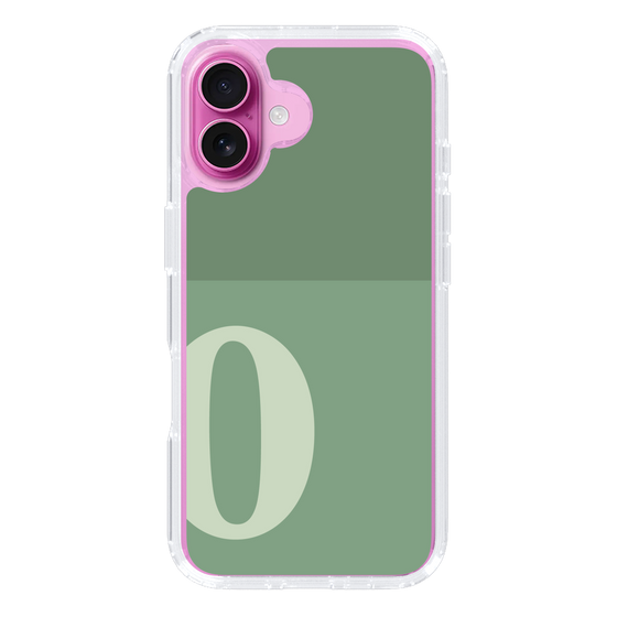 Slim Protection Case［ オリジナル - initial two tone - O green ］