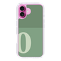 Slim Protection Case［ オリジナル - initial two tone - O green ］
