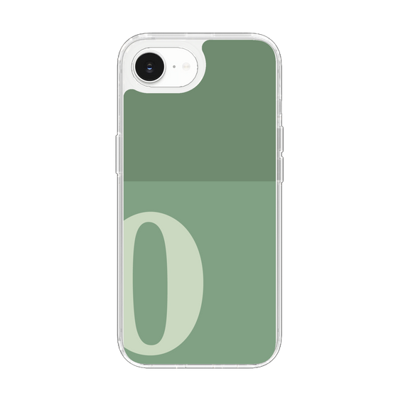 Slim Protection Case［ Original - initial two tone - O green ］