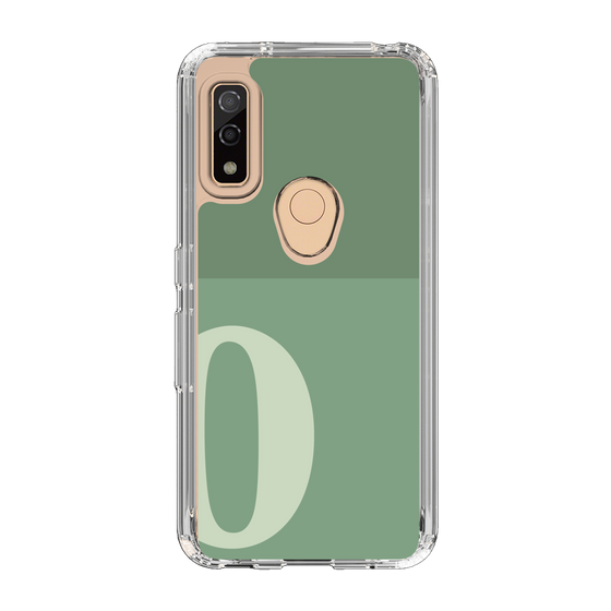 Slim Protection Case［ Original - initial two tone - O green ］