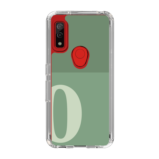 Slim Protection Case［ Original - initial two tone - O green ］