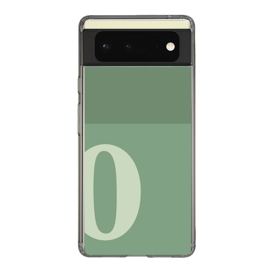 Slim Protection Case［ Original - initial two tone - O green ］