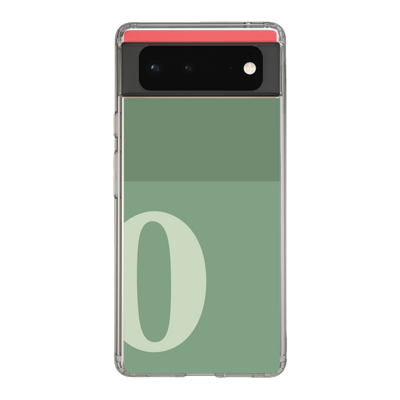 Slim Protection Case［ Original - initial two tone - O green ］