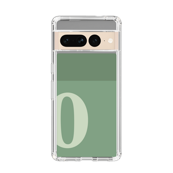 Slim Protection Case［ Original - initial two tone - O green ］