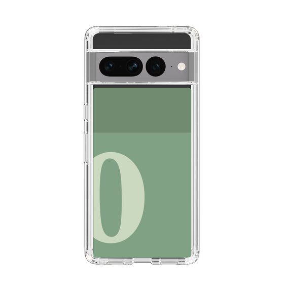 Slim Protection Case［ Original - initial two tone - O green ］