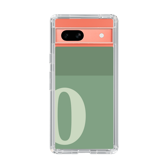 Slim Protection Case［ Original - initial two tone - O green ］