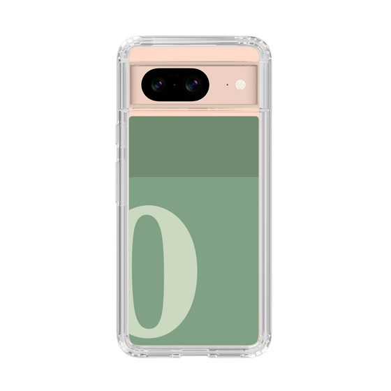 Slim Protection Case［ Original - initial two tone - O green ］
