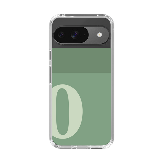Slim Protection Case［ Original - initial two tone - O green ］