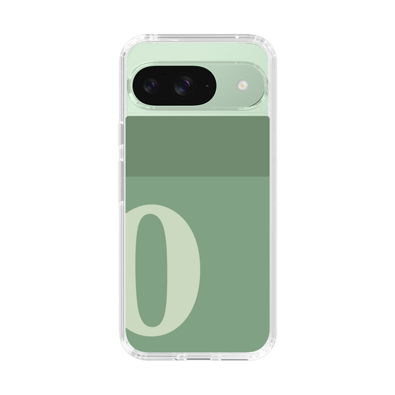 Slim Protection Case［ Original - initial two tone - O green ］