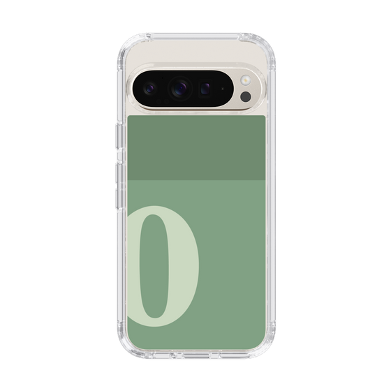 Slim Protection Case［ Original - initial two tone - O green ］