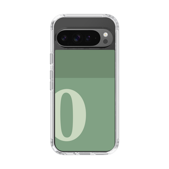 Slim Protection Case［ Original - initial two tone - O green ］