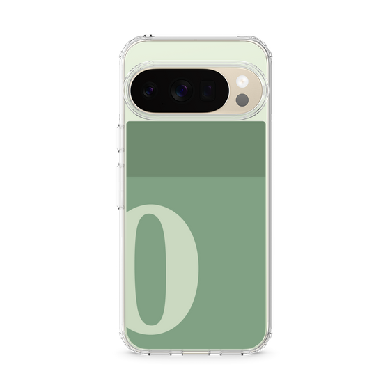 Slim Protection Case［ Original - initial two tone - O green ］