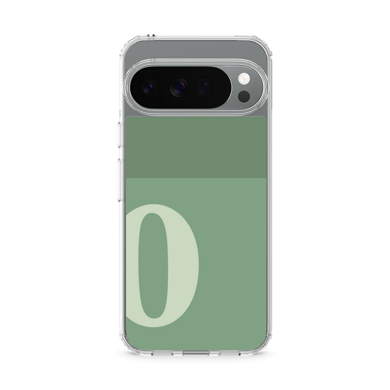 Slim Protection Case［ Original - initial two tone - O green ］