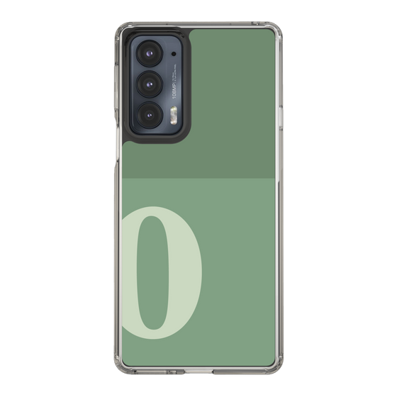 Slim Protection Case［ Original - initial two tone - O green ］