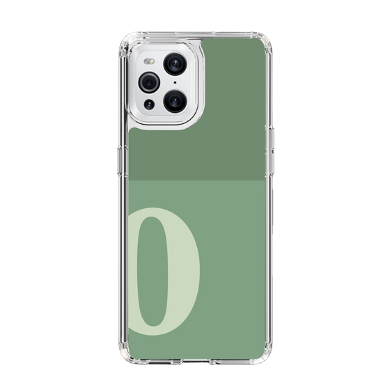 Slim Protection Case［ Original - initial two tone - O green ］