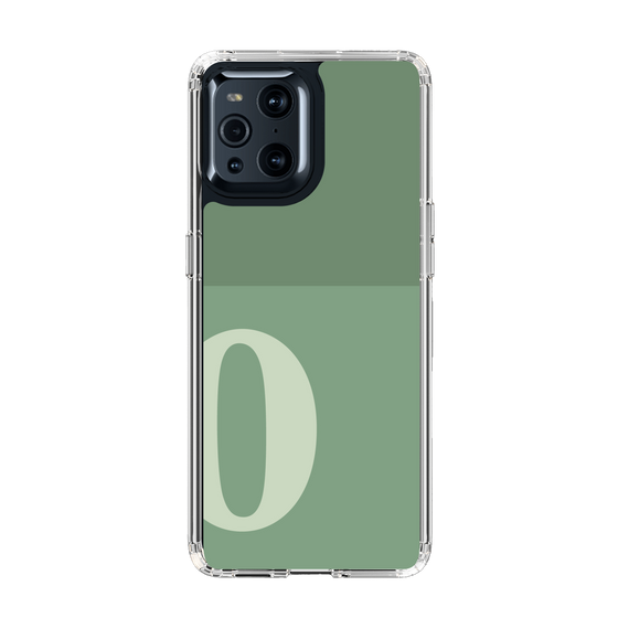 Slim Protection Case［ Original - initial two tone - O green ］