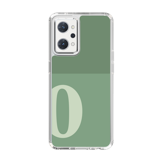 Slim Protection Case［ Original - initial two tone - O green ］