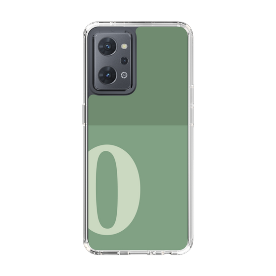 Slim Protection Case［ Original - initial two tone - O green ］