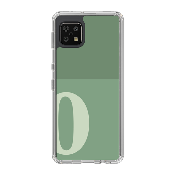 Slim Protection Case［ Original - initial two tone - O green ］