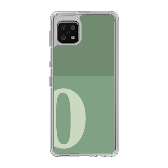 Slim Protection Case［ Original - initial two tone - O green ］