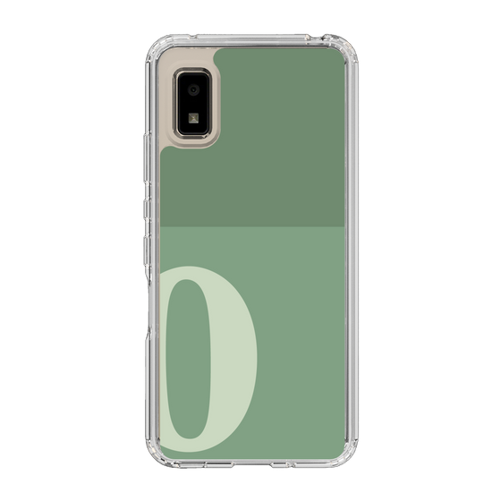 Slim Protection Case［ Original - initial two tone - O green ］
